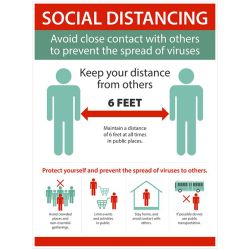 SOCIAL DISTANCING POSTER