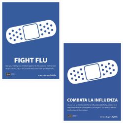 FIGHT THE FLU POSTER