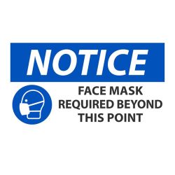 FACE MASK REQUIRED LABEL