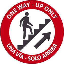 ONE WAY - UP ONLY LABEL