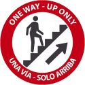 ONE WAY - UP ONLY LABEL