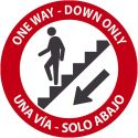 ONE WAY - DOWN ONLY LABEL