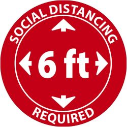 SOCIAL DISTANCING LABEL