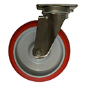 6" PLATE CASTER - SWIVEL