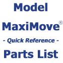 Model MaxiMove Quick Reference Parts