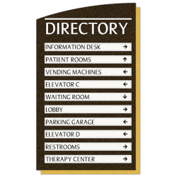 10 PANEL DIRECTORY SIGN