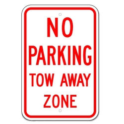 NO PARKING TOW AWAY