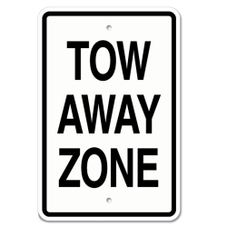 TOW AWAY ZONE