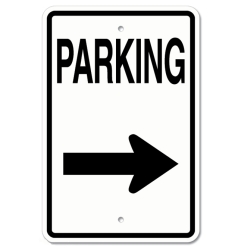 PARKING ARROW RIGHT