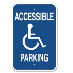 HANDICAP PARKING W SYMBOL