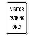 VISITORS PARKING ONLY