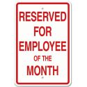 RESERV.FOR EMPLOYEE OF MONTH